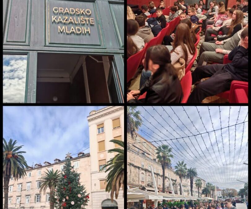 Posjet učenika predmetne nastave Gradskom kazalištu mladih u Splitu